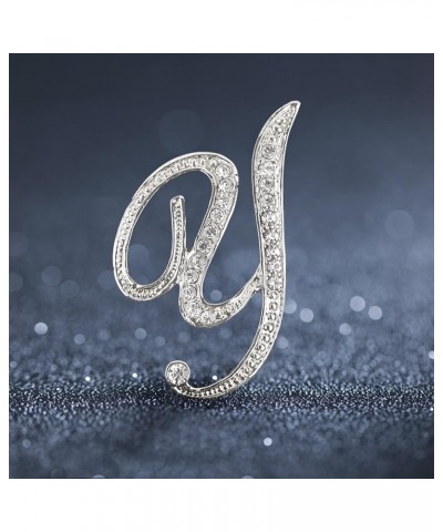 Letter Brooch Pins, Alloy Lapel Pin Gold and Silver for Women, Girls, Men Y $6.62 Brooches & Pins