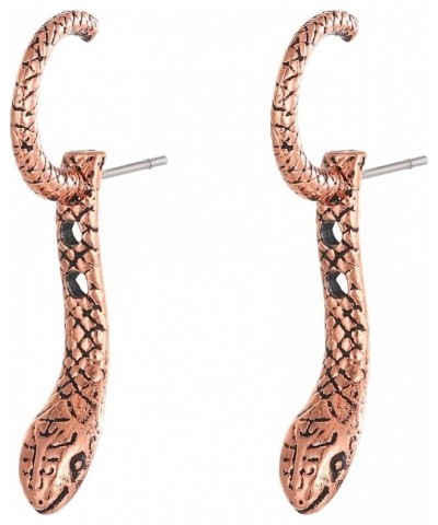 Gothic Snake Earrings for Women Girls Vintage Statement Punk Animal Snake Piercing Earrings Jewelry Gifts Gold Silver Copper ...