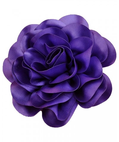 8in large flower fabric rose floral brooch pin large flower brooch pin for women and men, oversized flower corsage brooch for...