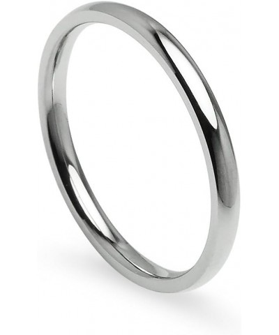 2mm Stainless Steel Prime Comfort Fit Unisex Wedding Band Ring, Sizes 5-13 w/Gift Pouch $9.85 Rings