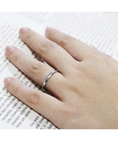 2mm Stainless Steel Prime Comfort Fit Unisex Wedding Band Ring, Sizes 5-13 w/Gift Pouch $9.85 Rings