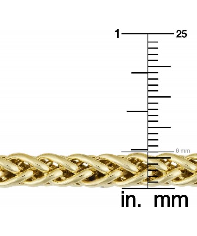 14k Yellow Gold Filled Heavyweight Unisex 6 mm Franco Link Chain Bracelet 7.5 Inches $52.89 Bracelets