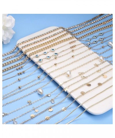 6/8Pcs 14K Gold Plated Waist Chains Body Chains for Women Layered Bikini Belly Chains For The Waist Summer Beach Rhinestone B...