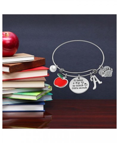 Teacher Gifts for Women, Stainless Steel Teacher Bracelet Teacher Gifts Teacher Appreciation Gifts for Women Y $10.79 Bracelets