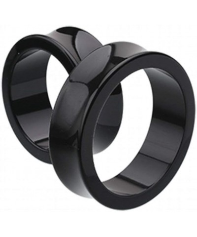 Supersize Basic Acrylic Double Flared Ear Gauge Tunnel Plug 1-3/4" (44mm), Black $13.50 Body Jewelry