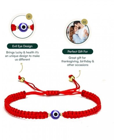 Tree of Life Evil Eye Bracelet - Red String Bracelet for Women, Men, Girls & Boys for Protection, Good Fortune, Financial Suc...