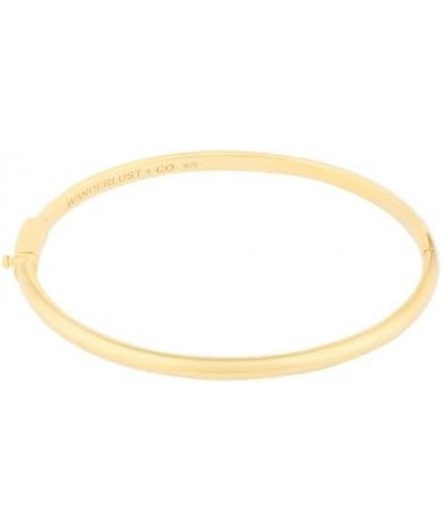 Classic 14K Gold Vermeil Bangle - 14K Gold Plated Jewelry Hypoallergenic, Shower-safe 15cm $47.52 Bracelets