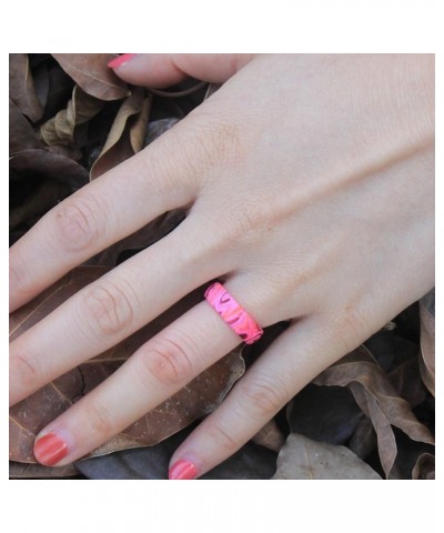 3pcs Wedding Ring Stackable Wedding Rings Thin Silicone Rings Silicone Band Rings Athletic Wedding Stackable Silicone Ring We...