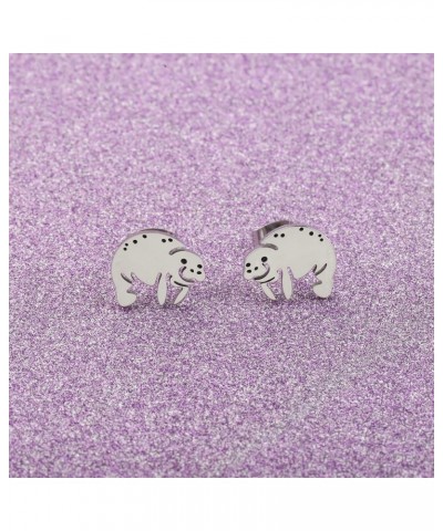 Cute Chubby Manatee Stud Earrings Manatees Sea Cows Earrings Manatee Lover Gift for Women Manatee Stud er $10.20 Earrings