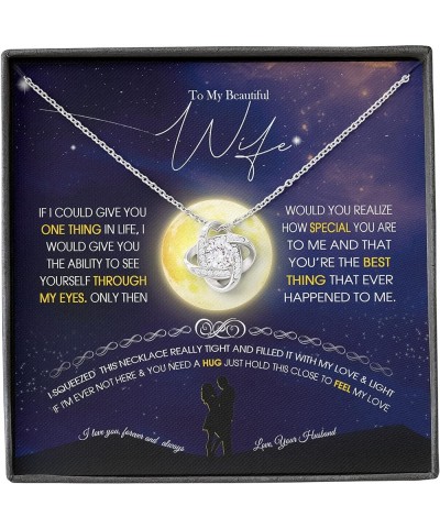 to My Future Wife Necklace, to my Wife, Necklaces For Wife From Husband With Message Card and Gift Box, Necklace For Girlfrie...