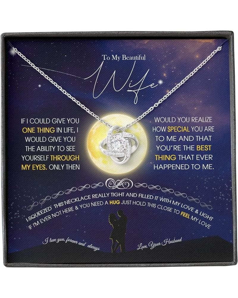 to My Future Wife Necklace, to my Wife, Necklaces For Wife From Husband With Message Card and Gift Box, Necklace For Girlfrie...