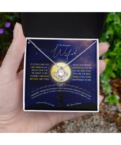 to My Future Wife Necklace, to my Wife, Necklaces For Wife From Husband With Message Card and Gift Box, Necklace For Girlfrie...