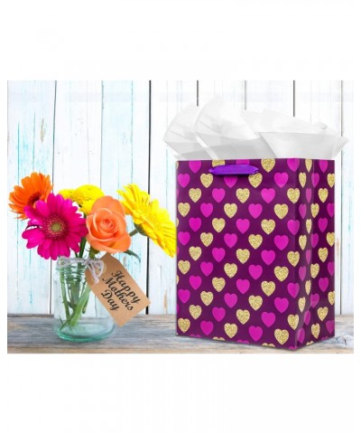 FLYAB 13" Large Mother's Day Gift Bags with Tissue Paper Mother's Day Anniversary Birthday Gift Bags for Women Wife Mother Au...