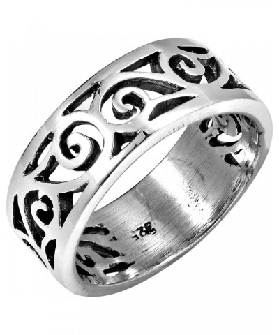 Everyday Soft Open Swirl Band .925 Sterling Silver Ring $12.10 Rings