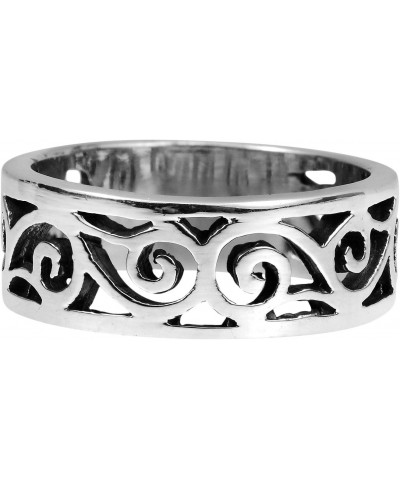 Everyday Soft Open Swirl Band .925 Sterling Silver Ring $12.10 Rings