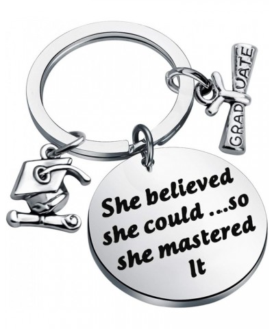 Graduation Jewelry Inspirational Gift for Women Girl Sister Mother Friend Keyring $8.34 Body Jewelry