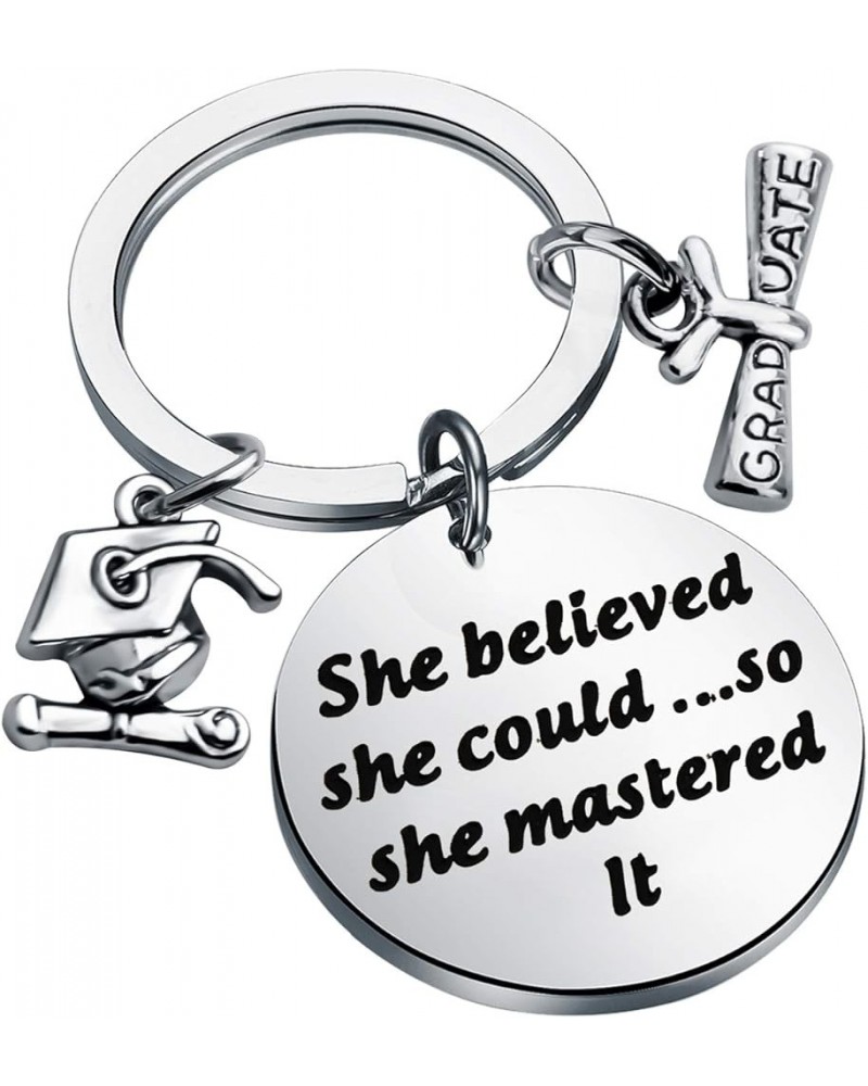 Graduation Jewelry Inspirational Gift for Women Girl Sister Mother Friend Keyring $8.34 Body Jewelry