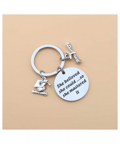 Graduation Jewelry Inspirational Gift for Women Girl Sister Mother Friend Keyring $8.34 Body Jewelry