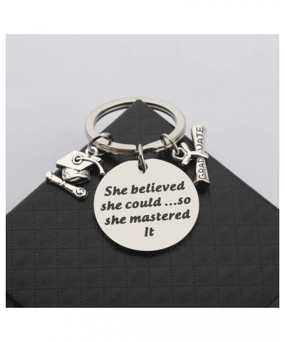 Graduation Jewelry Inspirational Gift for Women Girl Sister Mother Friend Keyring $8.34 Body Jewelry