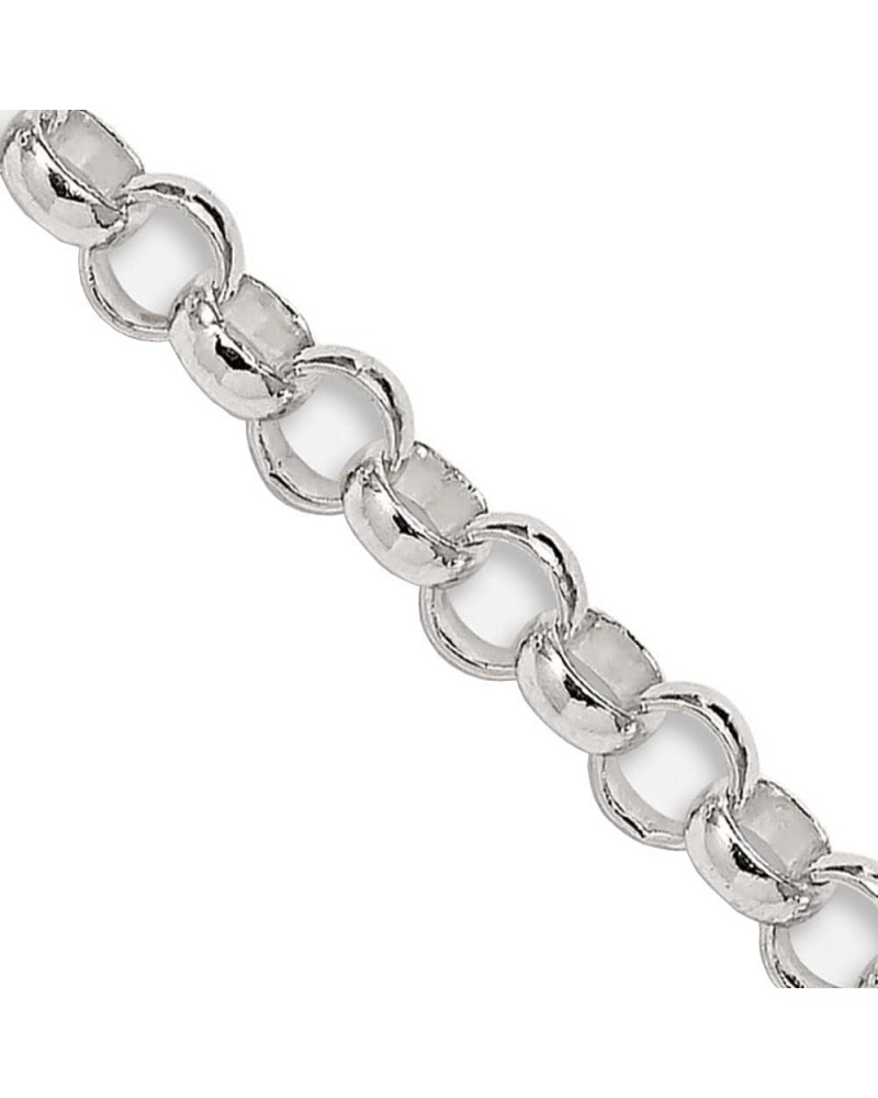 3mm Sterling Silver Solid Rolo Chain Necklace 28.0 Inches $30.74 Necklaces