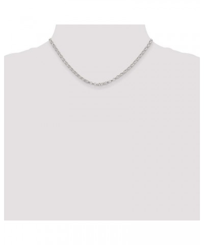 3mm Sterling Silver Solid Rolo Chain Necklace 28.0 Inches $30.74 Necklaces