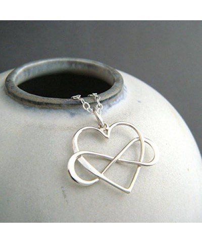 for My Mom • You are The World • Mother's Gift from Child 16.0 Inches Silver Infinity Heart $20.44 Necklaces