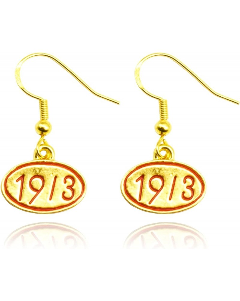 Sorority Gifts for Women Greek Sorority 1913 Earrings Sorority Paraphernalia Jewellery Sisterhood Gift for Women Girls 1913 e...