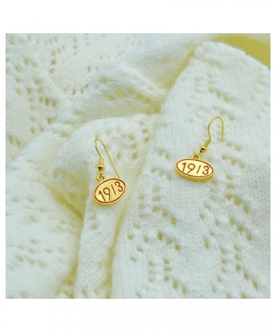 Sorority Gifts for Women Greek Sorority 1913 Earrings Sorority Paraphernalia Jewellery Sisterhood Gift for Women Girls 1913 e...