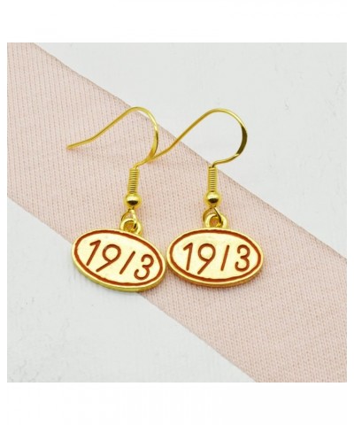 Sorority Gifts for Women Greek Sorority 1913 Earrings Sorority Paraphernalia Jewellery Sisterhood Gift for Women Girls 1913 e...