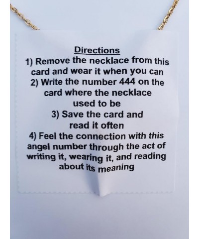 Angel Number Necklace Gold or Silver 111 222 333 444 555 666 777 888 999 444 Silver $11.26 Necklaces