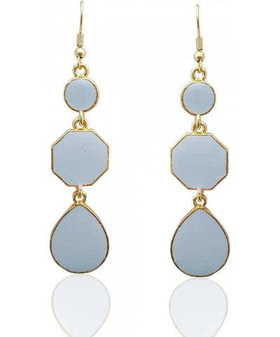 Women Drop & Dangle Earrings for Women Light Blue $7.97 Earrings