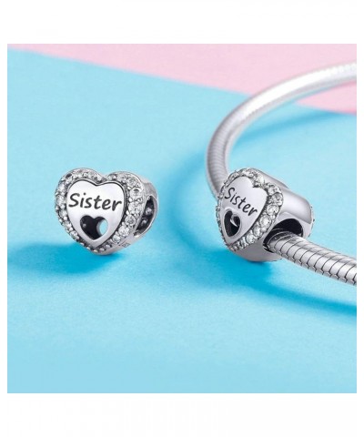 Grandma Charm 925 Sterling Silver Super Mom Family Charm Sister Charm Mother Charm Father Charm Love Charm for Pandora Charm ...