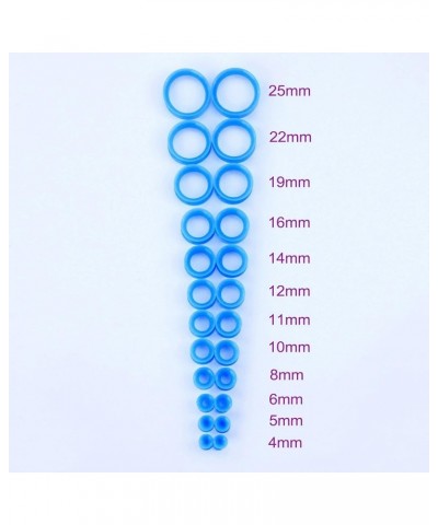 Silicone Gauges Flexible Tunnels 6g-1'' Ear Gauges Flesh Tunnels 16Pcs Ear Plugs Body Piercing Jewelry 1/2''(12.7mm) $8.95 Bo...