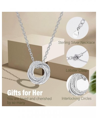 925 Sterling Silver Necklace Birthday Gifts for Women Mothers Day Gifts 30th 40th 50th 60th 70th 80th 90th Birthday Gift Idea...