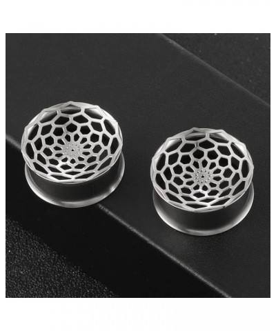 2 PCS Hypoallergenic 316 Stainless Steel 0G-1" Sunflower Ear Gauges Single Flared Ear Tunnels Fashion Expander Stretcher Body...