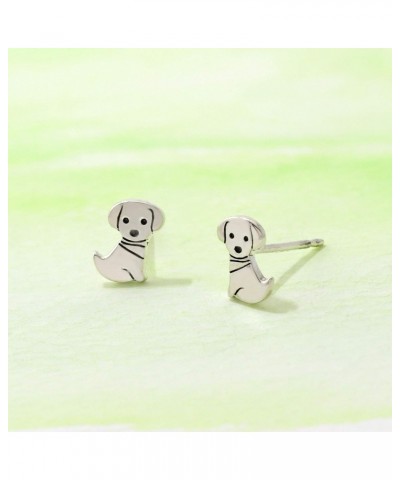 Jewelry Sterling Silver Puppy Dog Stud Earrings $14.15 Earrings