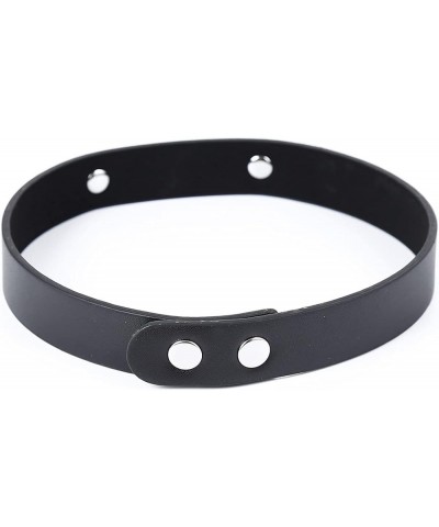 Leather Choker Punk Style Choker Necklace PU Leather Collar Choker for Women Accessory Sexy $6.49 Necklaces