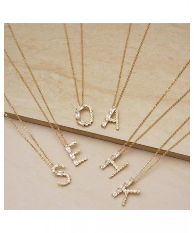 Initial Necklaces for Women. 18K Gold Plated, Letter Necklace. Gold Initial Necklace, Dainty Herringbone Chain. Jewelry Gifts...