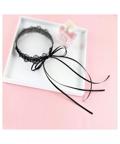 Black Choker Necklace for Women and Girls Velvet Choker With O Ring, Cross, Lace Tattoo Black $5.93 Necklaces