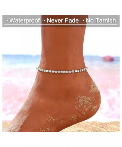 Ankle Bracelets for Women,18K Gold Plated Anklet for Women Cute Gold Anklets for Women Waterproof Beach Jewelry Gift for Teen...