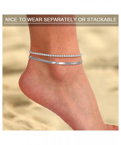 Ankle Bracelets for Women,18K Gold Plated Anklet for Women Cute Gold Anklets for Women Waterproof Beach Jewelry Gift for Teen...