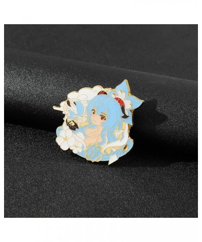 Genshin Enamel Pin Brooches, Hot Game Characters Cosplay Brooch Lapel Pin Gift for Fans, Metal Badge Brooch Jewelry Accessory...