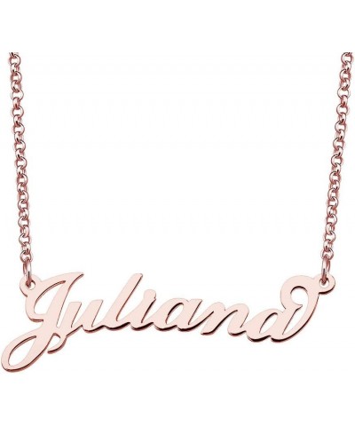 Sterling Silver Pendant Customized Personalized Name Necklace Juliana $15.95 Necklaces