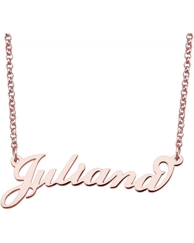 Sterling Silver Pendant Customized Personalized Name Necklace Juliana $15.95 Necklaces