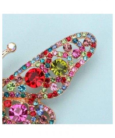 Small Cute Animal AB Color Butterfly Brooch Pin for Dress Suit Women Mens Unisex Jewelry Bling Brooches Colorful $9.68 Brooch...