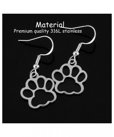 Paw Print Gifts for Women Earrings Teens Dog Lovers Dog Mom Earrings Puppy Dog Paw Earrings $7.53 Earrings