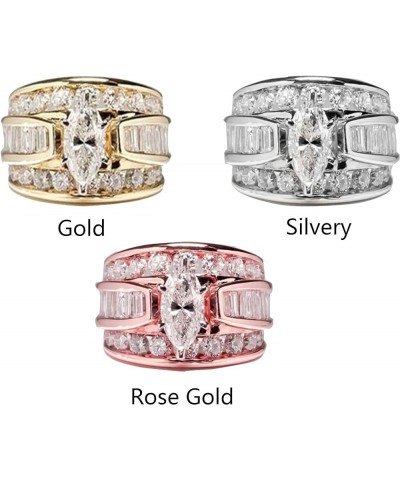 2023 New Diamond Butterfly Rings for Women, Personality Gift's Women's Fashion Rings Creative Rings Silvery US 10 $7.07 Rings