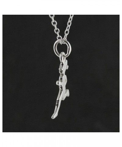 Small and Dainty 925 Sterlin Silver Sports Charm Necklaces RUNNING GIRL $13.50 Necklaces