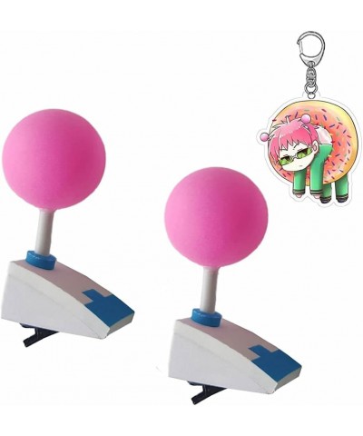 Saiki K Plush with Clip,Anime Saiki Kusuo Cosplay Costume Accessories (Saiki K Clip), Multicolored $9.18 Earrings