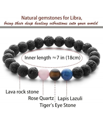 Spiritual Crystal Beads Zodiac Bracelet for Women Horoscope Jewelry Birthday Gift Libra 7 in $9.44 Bracelets